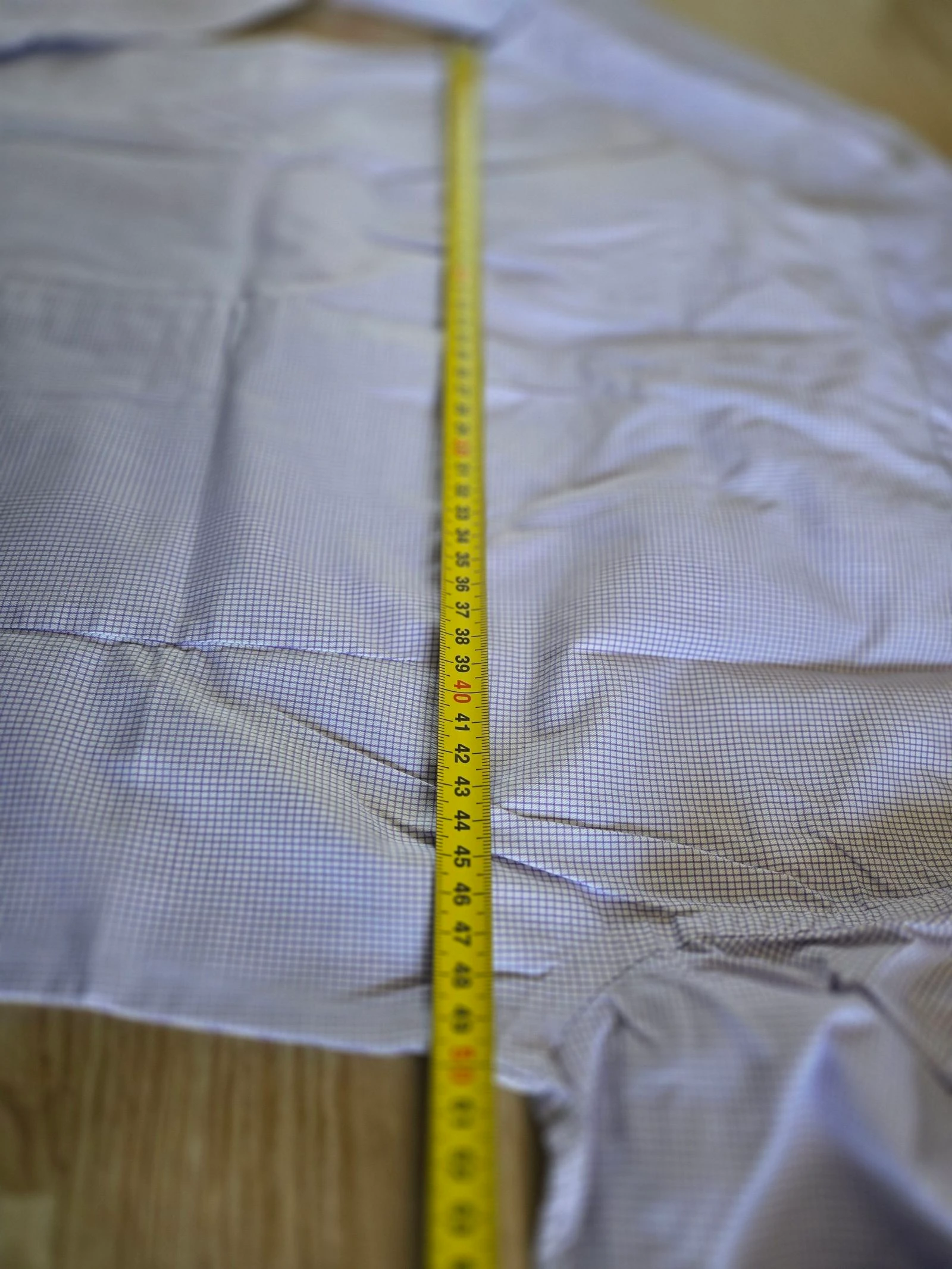 Purple Checkered Shirt Café Coton size M – photo 6